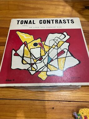 Tonal Contrasts Vinyl Record - Red & Yellow Cover